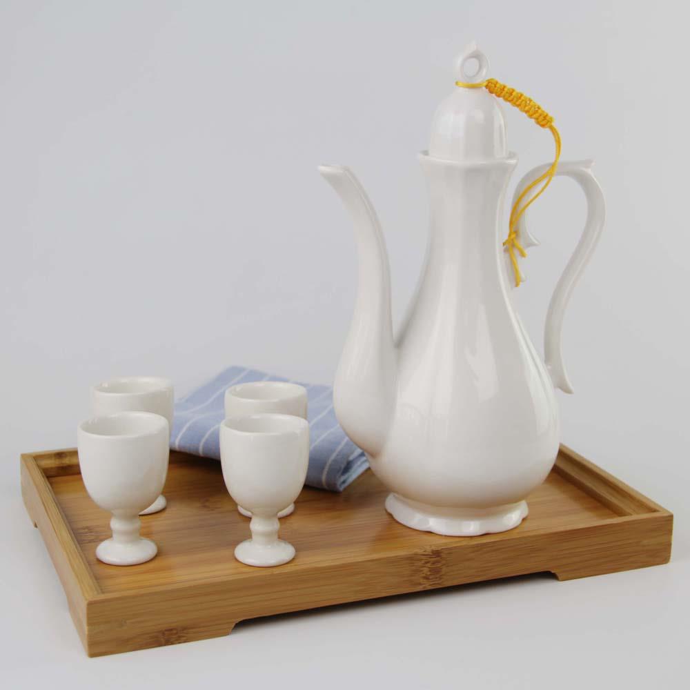 特价陶瓷酒具分酒器烈酒小酒杯清酒壶花雕白酒仿古酒壶半斤一斤装