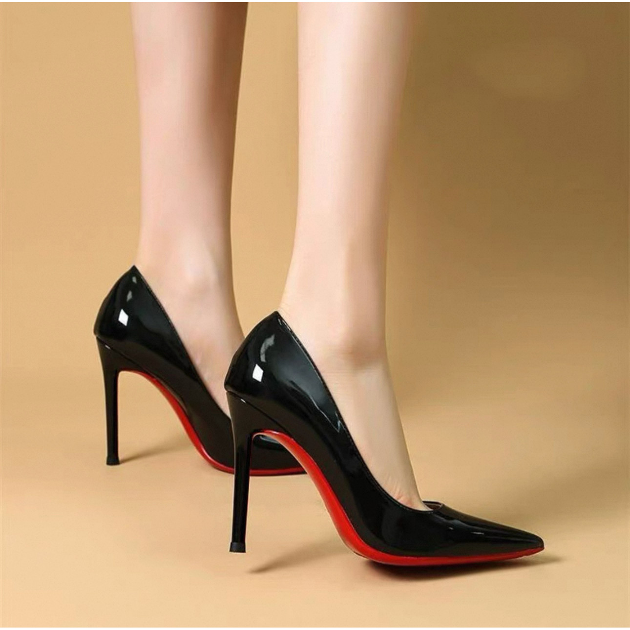 浅口单鞋细跟外穿不累脚高跟鞋女时尚性感优雅气质高级感时装女鞋