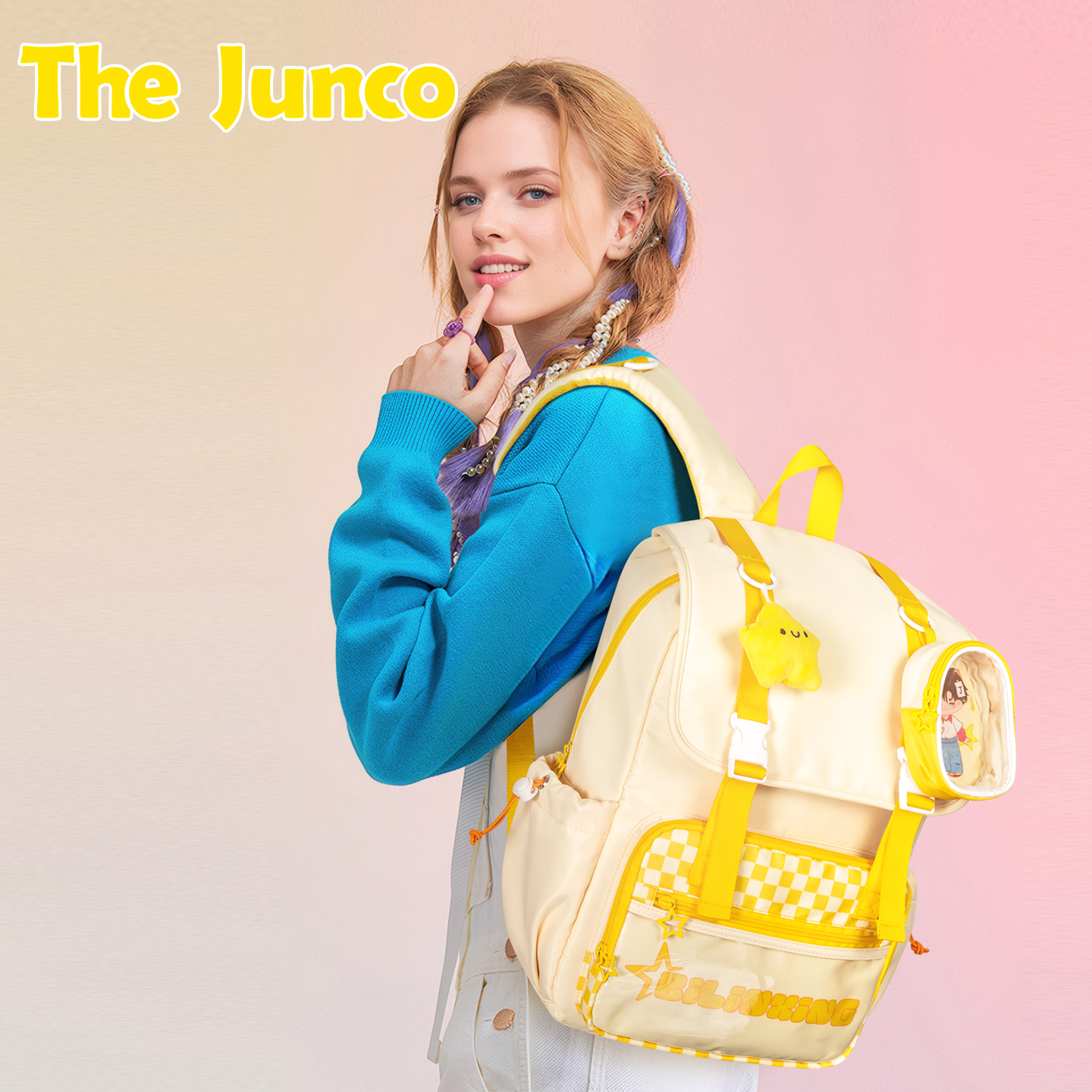 thejunco官方正品比邻星书包女