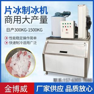 500KG海鲜店冰粒机片冰机实验室火锅碎冰机 制冰机工业小型雪花20