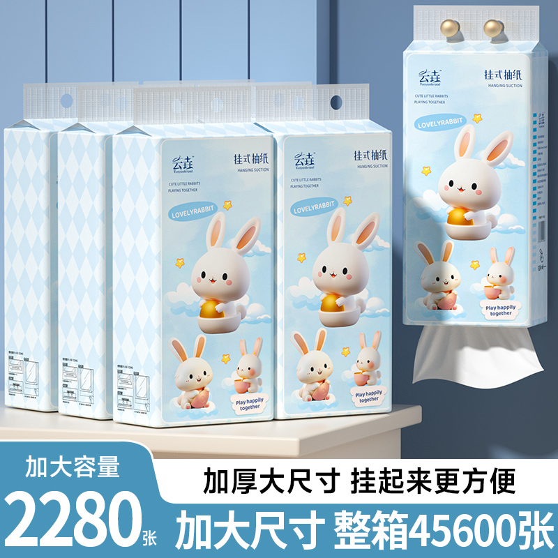 整箱厨房悬挂式抽纸巾