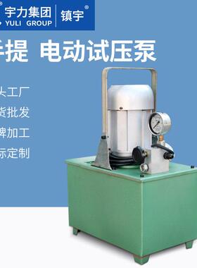 手提电动试压泵3DSY4.0A6.3A管道打压机四缸高压PPR水管测压宇力