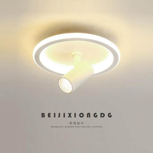 过道灯走廊灯简约现代吸顶灯入户玄关阳台明装射灯商用旋转天花灯