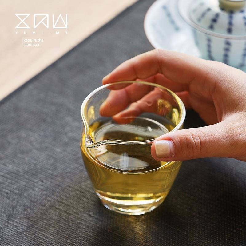 须弥山玻璃公平杯茶耐热茶分隔迷你小容量茶壶2025新银包口