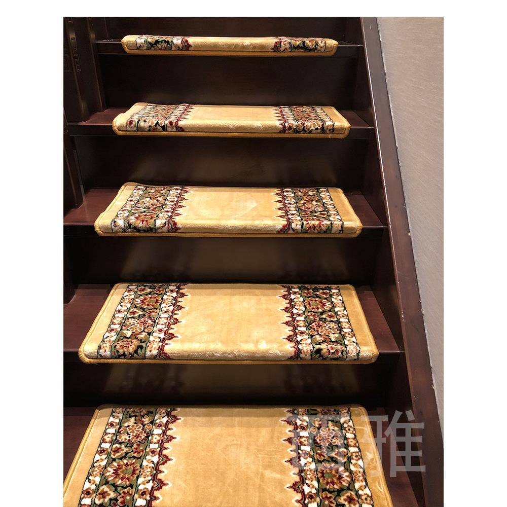 欧美式楼梯踏步垫地毯地垫免胶自粘防滑平台阶梯式满铺定制可擦拭