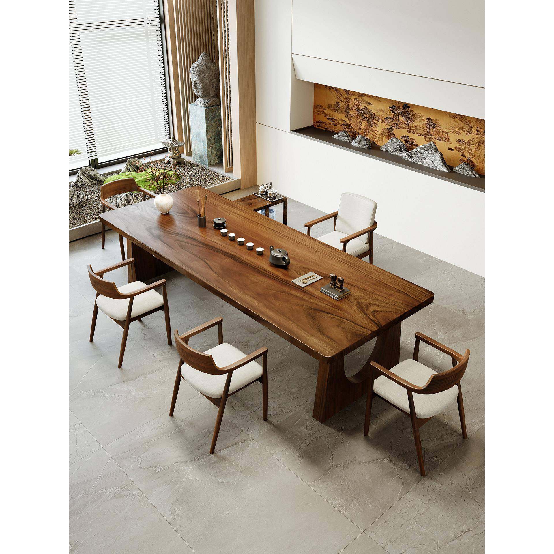 南美胡桃木茶桌实木大板桌家用茶台茶几客厅茶书桌一体阳台泡茶桌,住宅家具,家用茶台/茶桌,淘宝优惠券,粉丝福利购,淘宝优惠卷