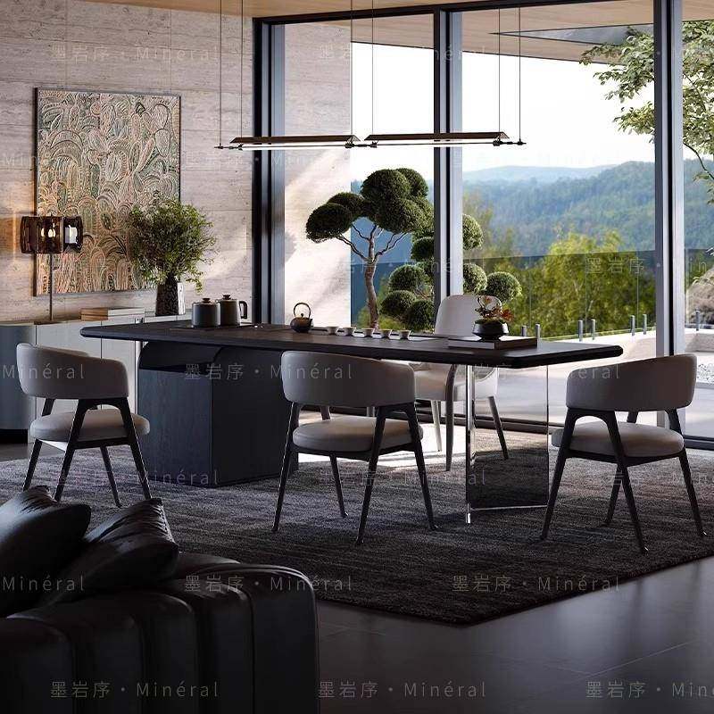 实木极简客厅家用茶桌椅简约书房泡茶喝茶一体设计师泡茶桌办公室,住宅家具,家用茶台/茶桌,淘宝优惠券,粉丝福利购,淘宝优惠卷