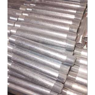 镀锌管钢管接头短接 短管 衬塑单头丝双丝宝塔G螺纹NPT 定制