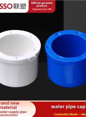 Lesso Pvc白色蓝色20 25 32 40 50 63 75 90 110管帽水管塞帽