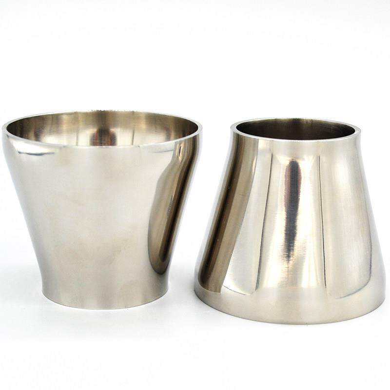 304不锈钢卫生级大小头同心异径直通管 焊接变径接头抛光亮面薄壁