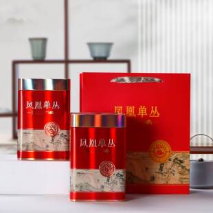 凤凰单丛茶叶罐铁盒铁罐高档一斤装鸭屎香蜜兰香茶叶包装盒空礼盒