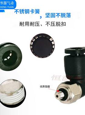 微型迷你直通接头弯头KJS04-M3 KJL04-M5 KJH06-M6 KJL06-01S