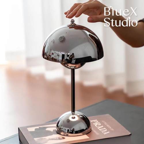 丹麦设计师款无线充电便捷高级花苞床头书房USB书桌阅读装饰台灯