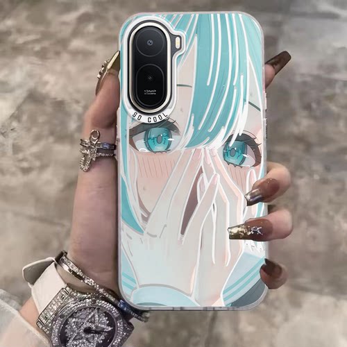适用于红米17手机壳新款26021RN18I全包防摔二次元少女保护套Redmi17个性潮流动漫男女款元气壳ins风5G的外壳