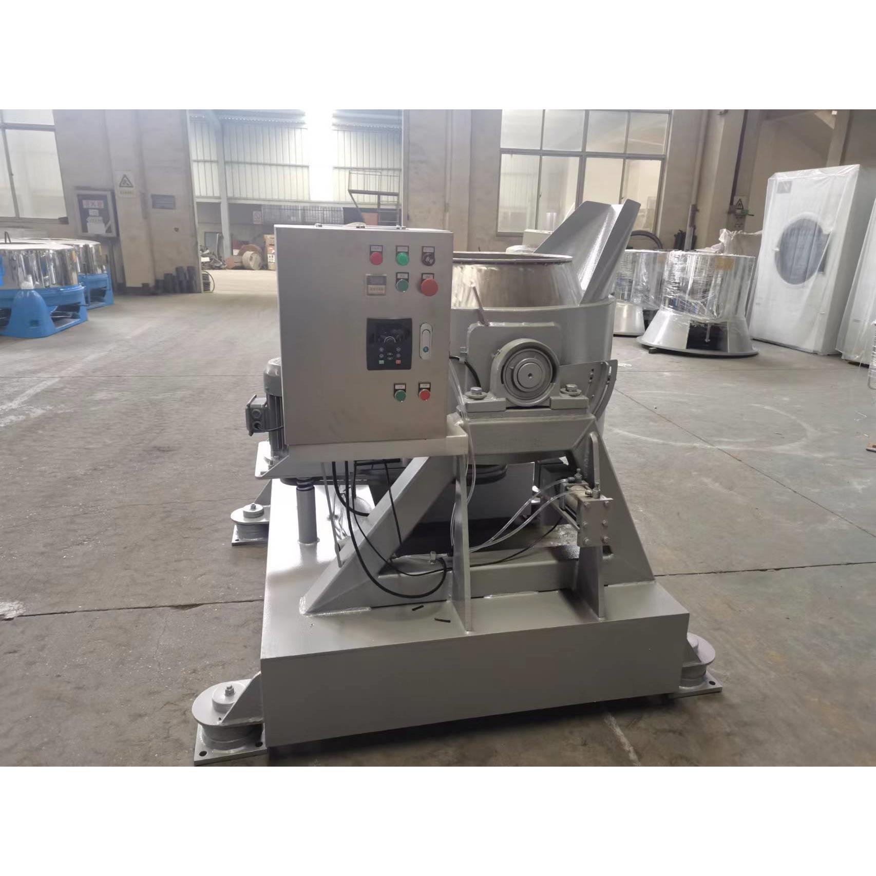 工业铝屑脱油机吊篮加温自动翻倒料工厂现货