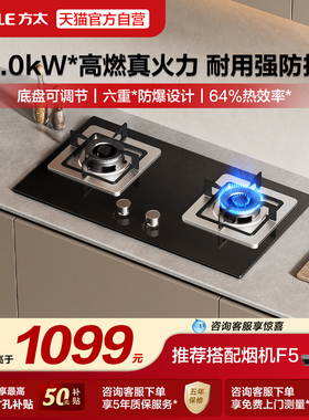 [安心灶]方太TH32B燃气灶煤气灶天然气灶具双灶台家用官方旗舰