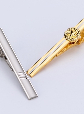 新式保安领带拉链式领带安保物业门卫制服领带藏蓝色男士女士