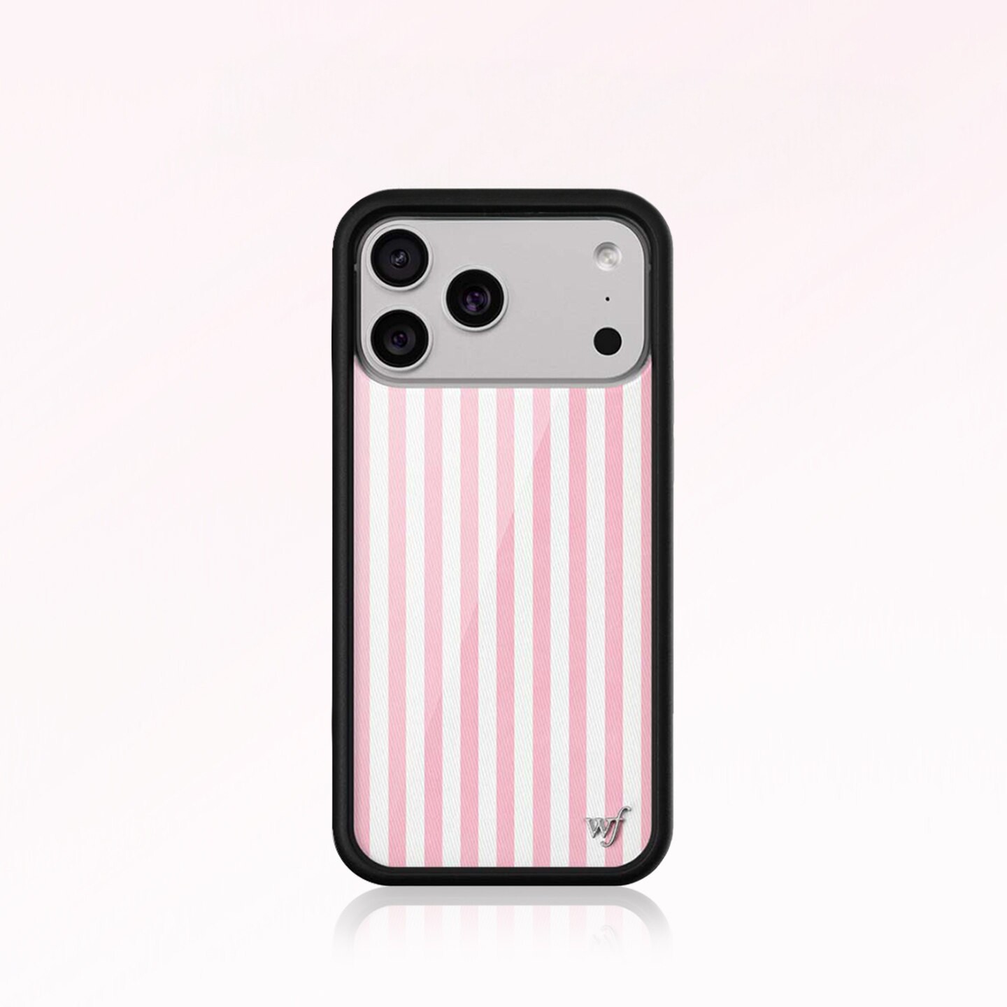 WF手机壳粉色条纹手机壳Pink Stripes适用苹果iPhone17/16/15/14/Pro/Max硬壳全包保护套防摔wf可爱少女