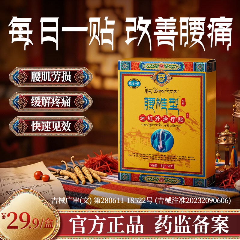 【一贴缓解】腰椎远红外治疗贴膏药腰间盘突出专用腰肌劳损止痛贴