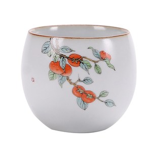 汝窑主人杯陶瓷小茶杯品茗杯单个茶碗个人杯功夫茶Z杯茶道茶具