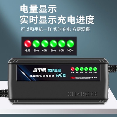 适用于台铃电动f车48V12AH60V20AH72V20AH铅酸石墨烯锂电池充电器