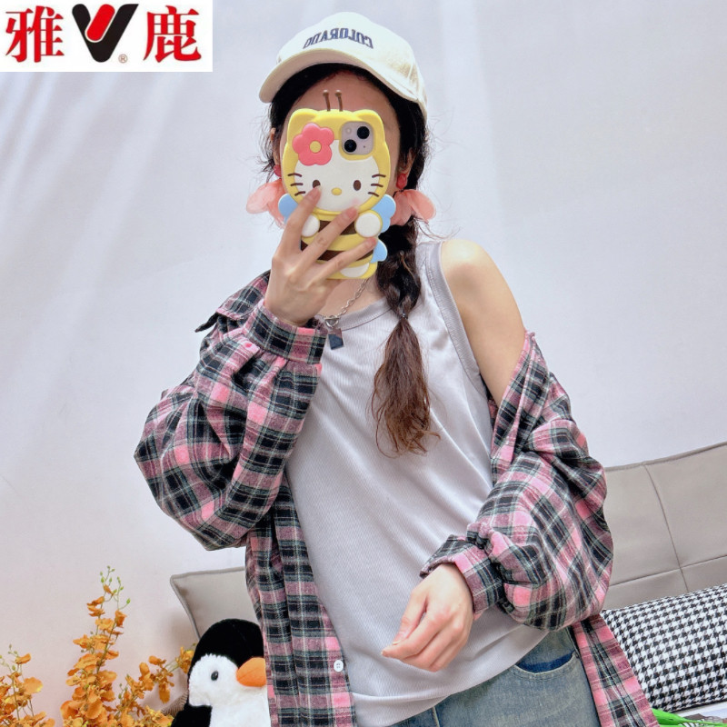 yaloo/雅鹿Y1 yaloo/雅鹿新款2025时尚吊带背心男女情侣内搭上衣