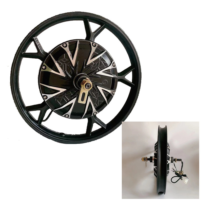电动车电机18寸一体轮电动机48V60V500W16寸18寸三轮车轮毂电动机