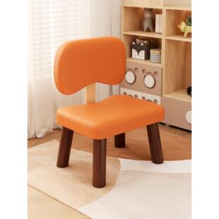 奶油风小凳子家用矮凳客厅沙发凳茶几坐凳软包板凳高级感靠背椅子