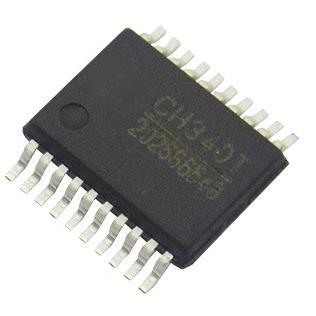 贴片CH340T芯片 USB转串口通信芯片IC 20P USB转串TTL串口通信芯