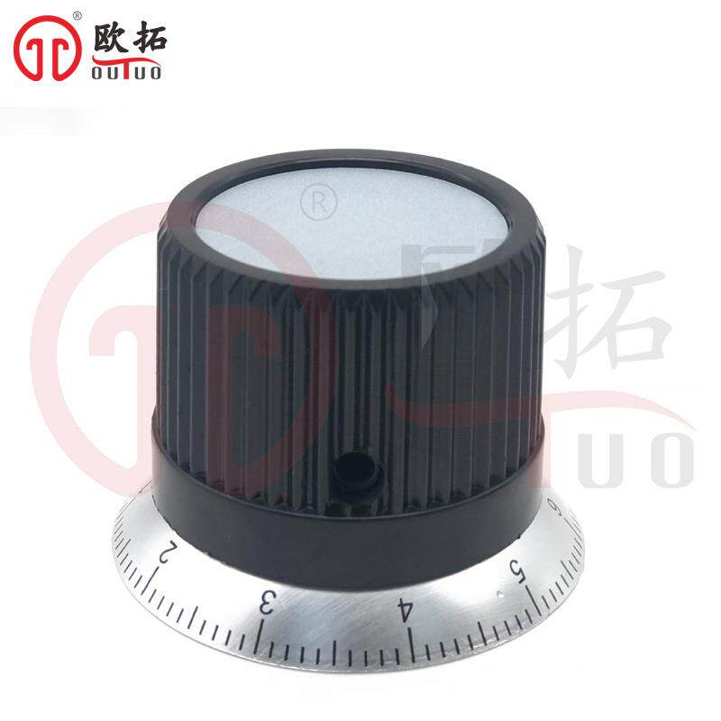 现货促销金属数字盘刻度微调旋钮印刷旋转帽带数字刻度微调旋钮
