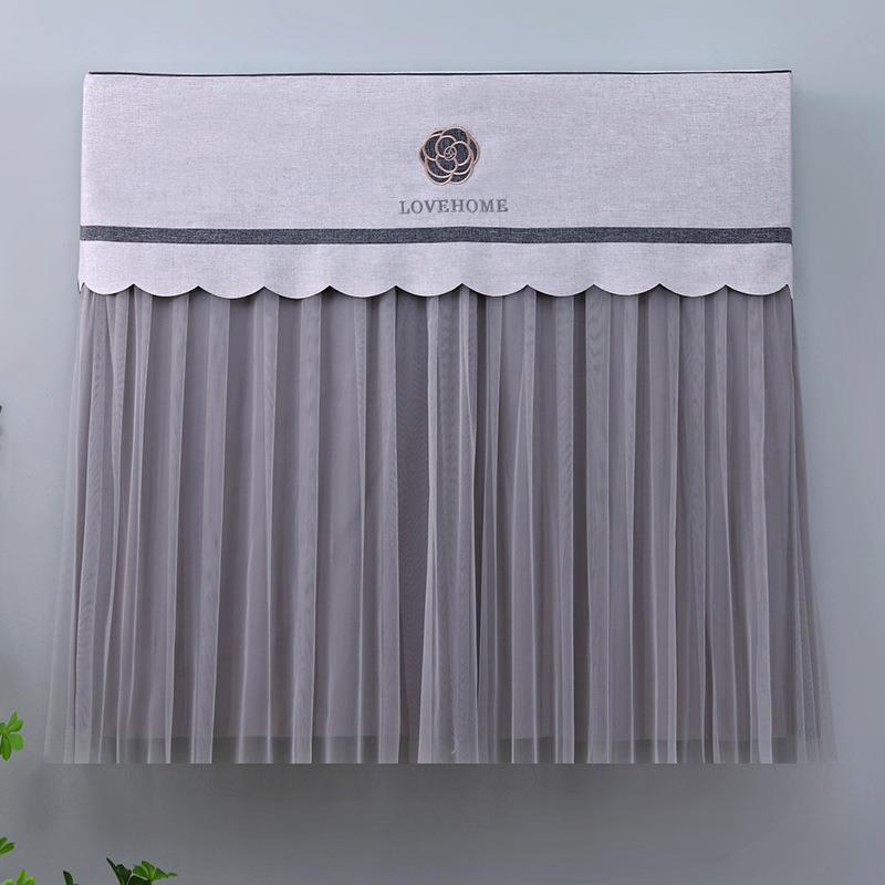 开机不取防直吹月子空调罩壁挂式挂机遮风防尘罩月子长帘挡风帘