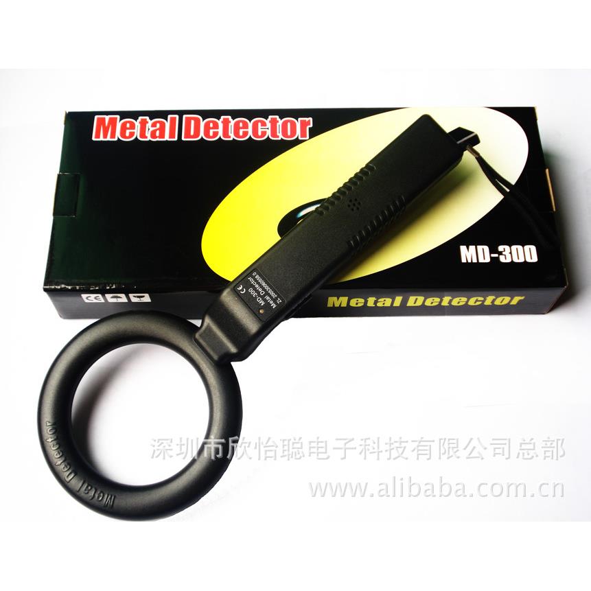 高性价比手持金属探测器,MD-300圆形便携微型便携式