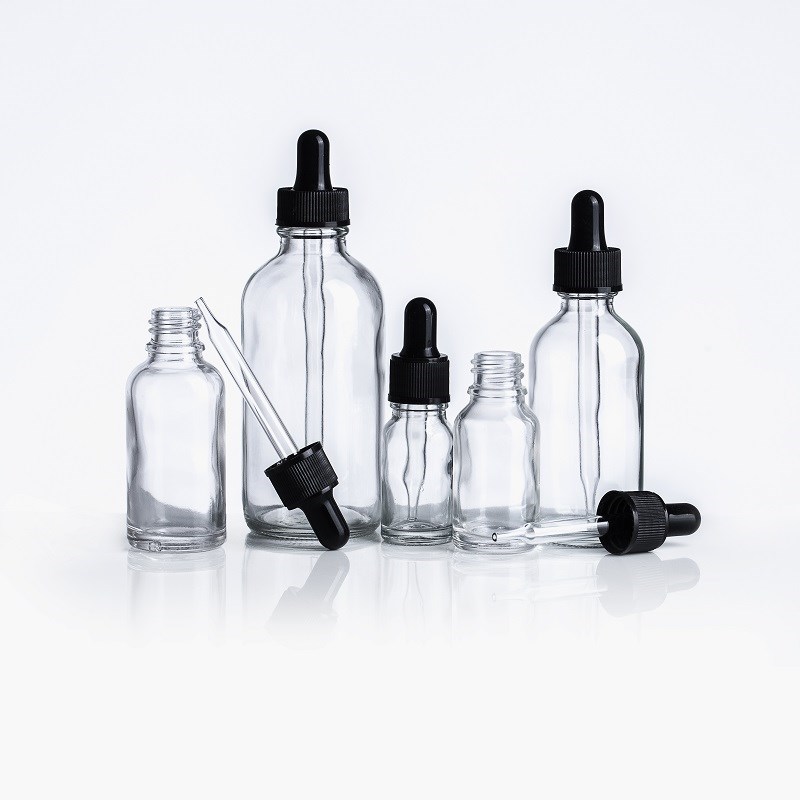 透明玻璃精油橄榄瓶美容分装瓶做实验滴管瓶旅行便携小样分装空瓶