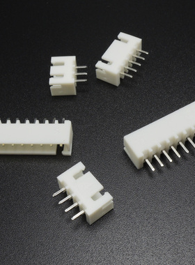 包邮 XHc2.54 整包直针 白色 接线端子2/3/4/5/6/7/8/10/12P 铜脚