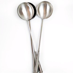 不锈钢长柄勺汤勺厨师勺水泥勺灌砂筒法J取样勺公路基压实验用工