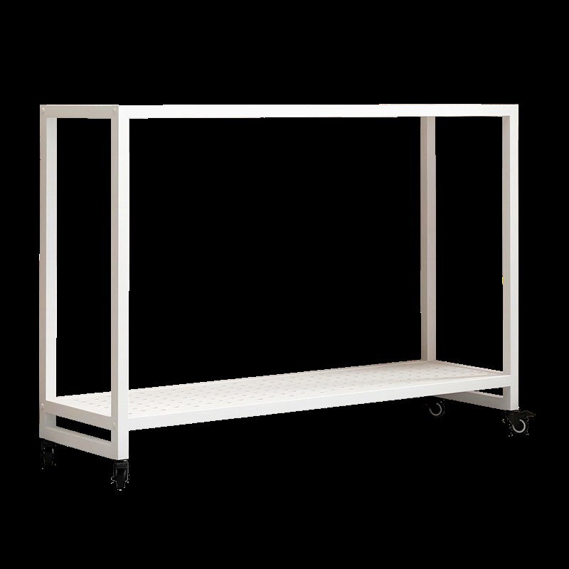 花架置物架阳台铁艺花盆托架客厅可移动双层O三多肉绿萝带轮子架