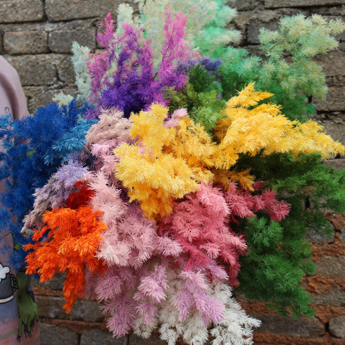 永生蓬莱松真花婚庆软装陈设家居插花diy手工配材干花束