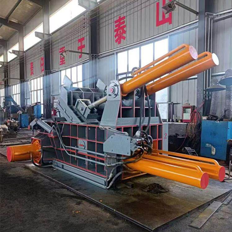 金属液压压块机八角汽车钢筋压块机大型废铁线路板液压压块机参数