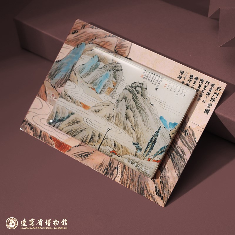 辽宁博物馆镇馆之宝生日礼物女y生男生亚克力磁吸滴胶冰箱贴装饰