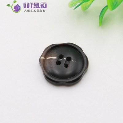 007纽扣卡其色花纹花朵形状4眼扣子男女毛呢P大衣风衣外套棉衣扭