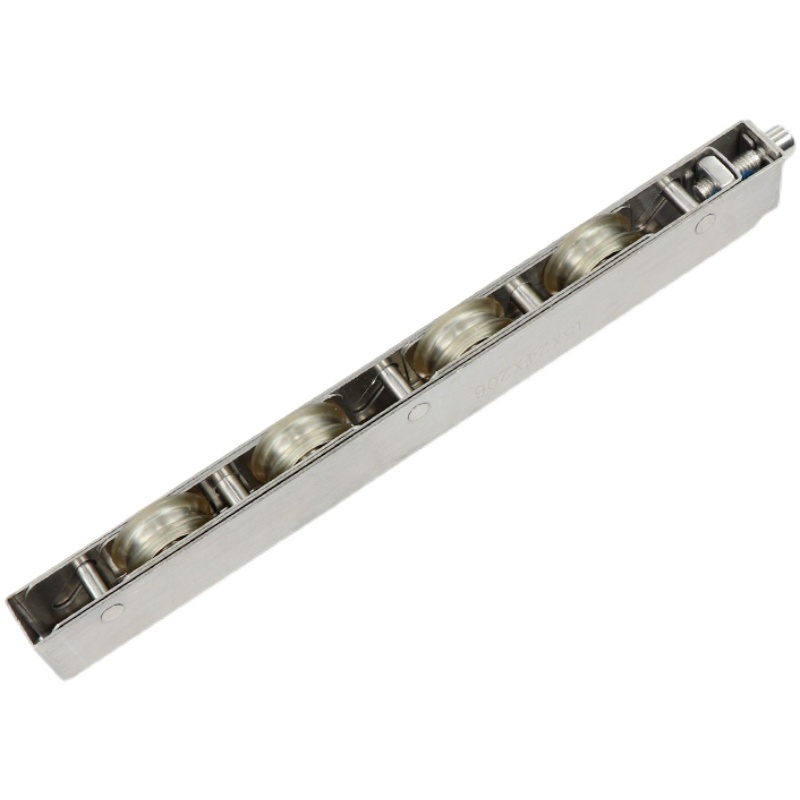 推拉门滑轮长条轮断桥铝合金门窗C下轨道滑轮不锈钢移门滑轮趟下