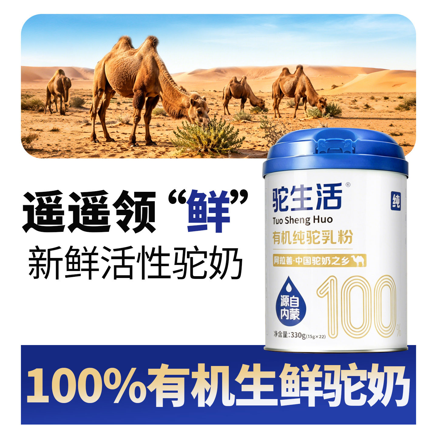 驼奶粉驼生活正品有机中老年正宗生鲜骆驼奶粉官方旗舰店十大品牌