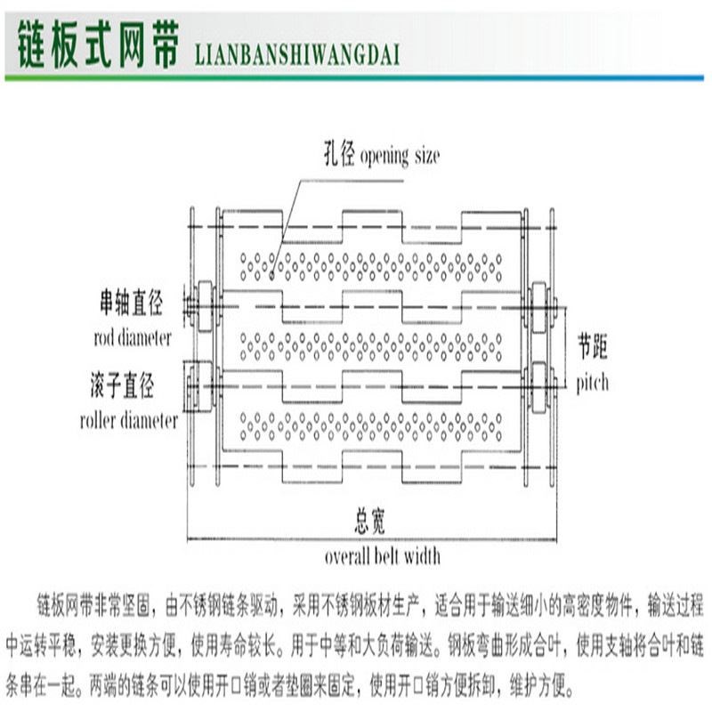 厂家生产铸件g冷却输送不锈钢链板工业组装流水线输送用板式链条