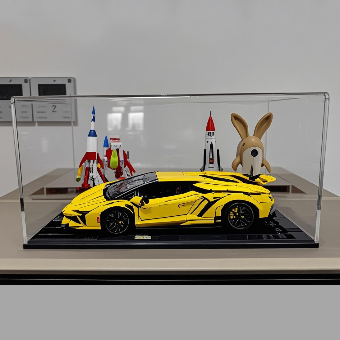 亚克力展示盒展示架手办周边痛柜收藏模型防尘罩高透明收纳盒定制