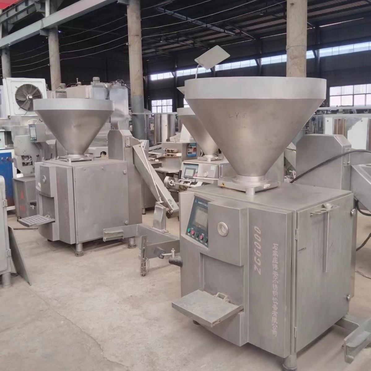 全自动真空灌肠机双管出料真空叶片灌肠机多功能腊肠香肠热狗灌