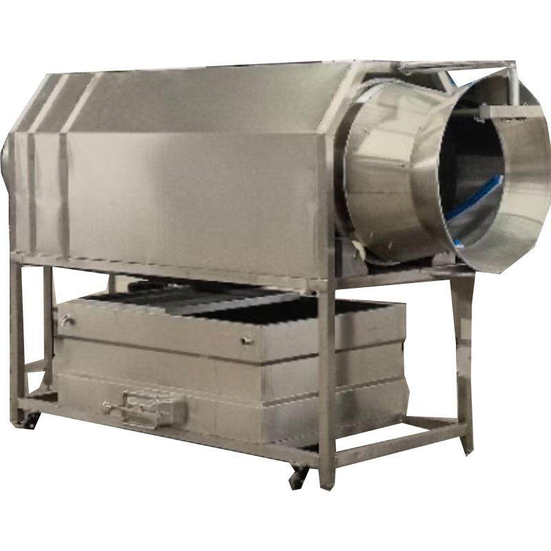 咸菜软包装滚动喷淋清洗机罗汉果滚筒清洗机水果滚筒式毛辊清洗机