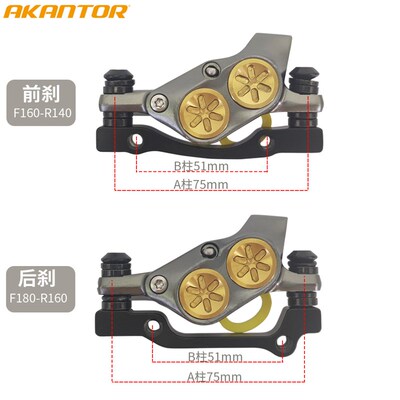 电动车断电油煞 iXT四活塞油碟折叠代驾车断电碟煞Super73煞车配