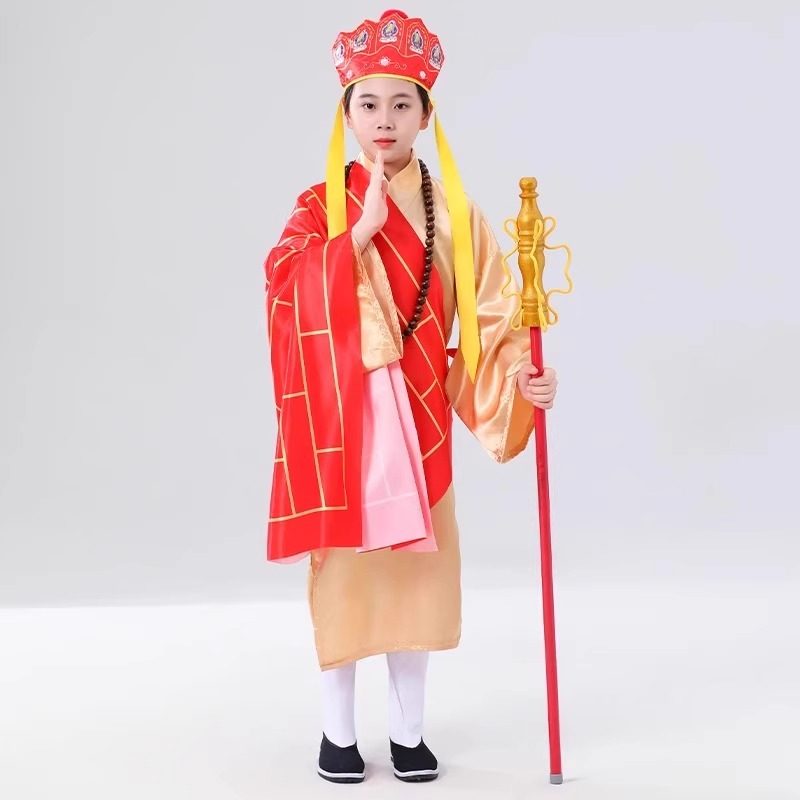 儿童唐僧全套服装套装