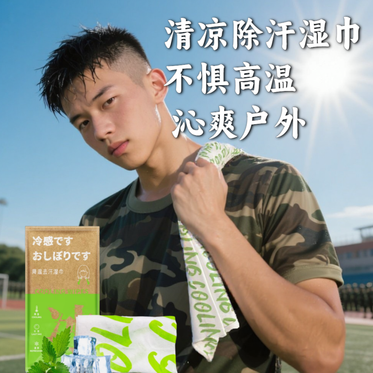 大学生男生军训解暑必备用品初中生高中生小学生儿童女生降温神器