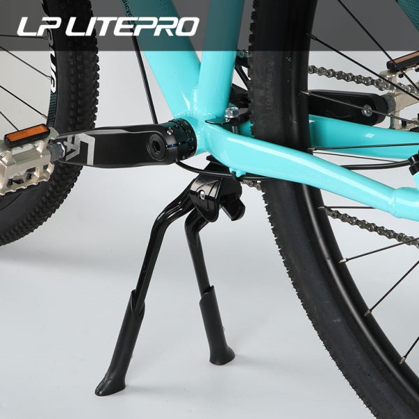 LP Litepro双脚支撑脚撑公路山地折叠自行车旅行车中置立式停车架